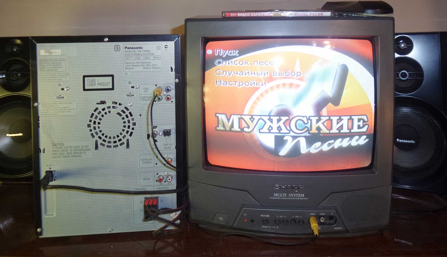 Panasonic SC VK660 video out