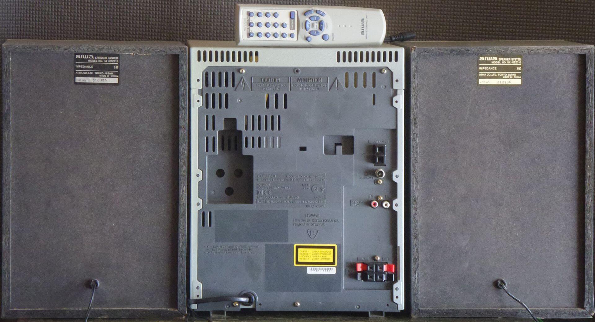 back aiwa nsx sz310